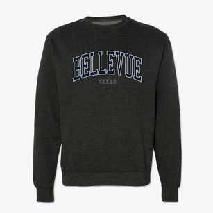 Bellevue Texas Traditional Crewneck Sweatshirt