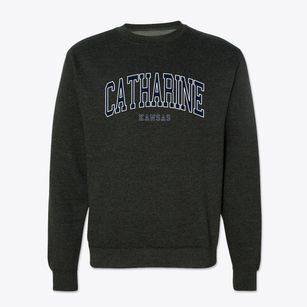 Catharine Kansas Traditional Crewneck Sweatshirt