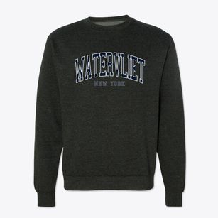 Watervliet New York Traditional Crewneck Sweatshirt