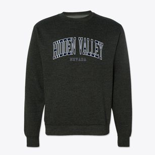 Hidden Valley Nevada Traditional Crewneck Sweatshirt
