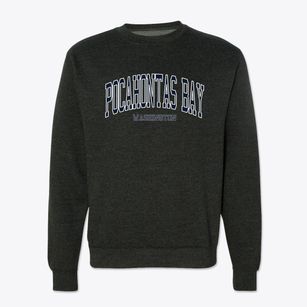 Pocahontas Bay Washington Traditional Crewneck Sweatshirt