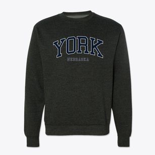 York Nebraska Traditional Crewneck Sweatshirt
