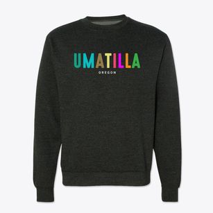 Umatilla Oregon Color Pop Crewneck Sweatshirt