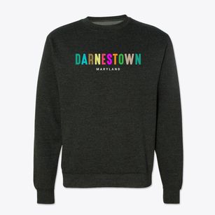Darnestown Maryland Color Pop Crewneck Sweatshirt