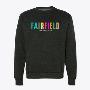 Fairfield Connecticut Color Pop Crewneck Sweatshirt