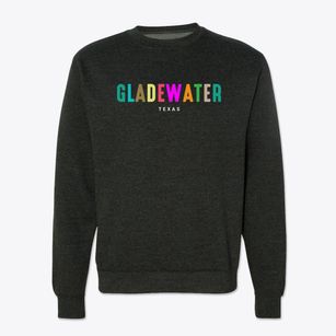Gladewater Texas Color Pop Crewneck Sweatshirt