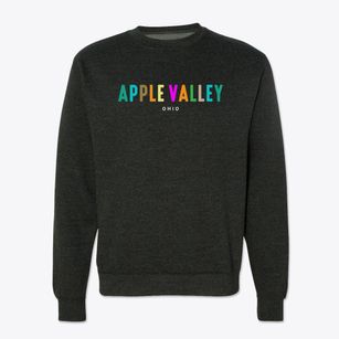 Apple Valley Ohio Color Pop Crewneck Sweatshirt