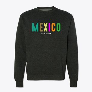 Mexico New York Color Pop Crewneck Sweatshirt