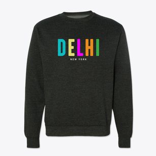 Delhi New York Color Pop Crewneck Sweatshirt