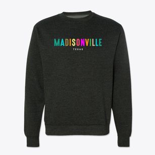Madisonville Texas Color Pop Crewneck Sweatshirt