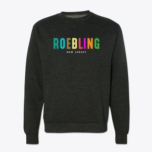 Roebling New Jersey Color Pop Crewneck Sweatshirt