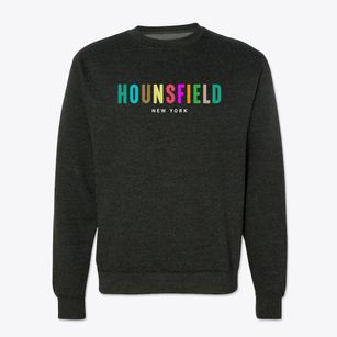 Hounsfield New York Color Pop Crewneck Sweatshirt