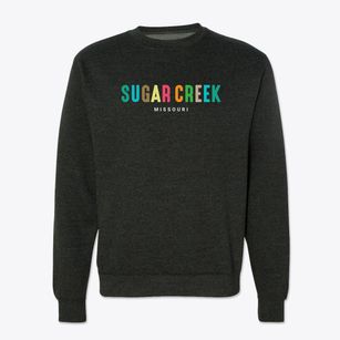 Sugar Creek Missouri Color Pop Crewneck Sweatshirt
