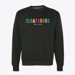 Sloatsburg New York Color Pop Crewneck Sweatshirt