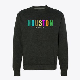Houston Missouri Color Pop Crewneck Sweatshirt