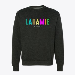 Laramie Wyoming Color Pop Crewneck Sweatshirt