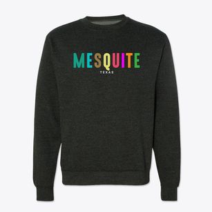Mesquite Texas Color Pop Crewneck Sweatshirt