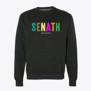 Senath Missouri Color Pop Crewneck Sweatshirt