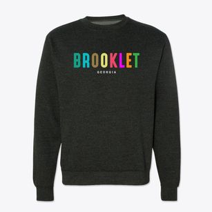 Brooklet Georgia Color Pop Crewneck Sweatshirt