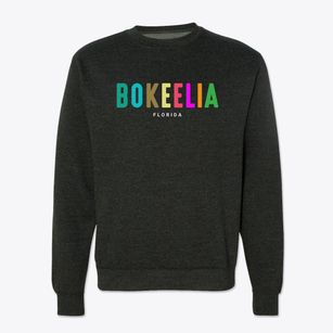 Bokeelia Florida Color Pop Crewneck Sweatshirt