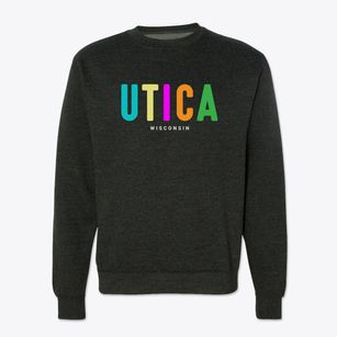 Utica Wisconsin Color Pop Crewneck Sweatshirt