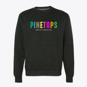 Pinetops North Carolina Color Pop Crewneck Sweatshirt