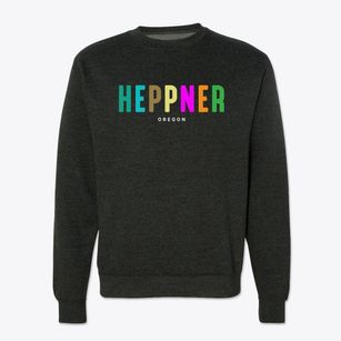 Heppner Oregon Color Pop Crewneck Sweatshirt