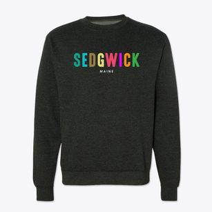 Sedgwick Maine Color Pop Crewneck Sweatshirt
