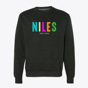 Niles New York Color Pop Crewneck Sweatshirt