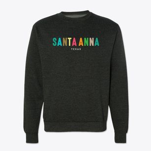 Santa Anna Texas Color Pop Crewneck Sweatshirt
