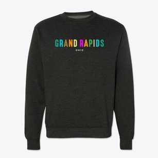 Grand Rapids Ohio Color Pop Crewneck Sweatshirt