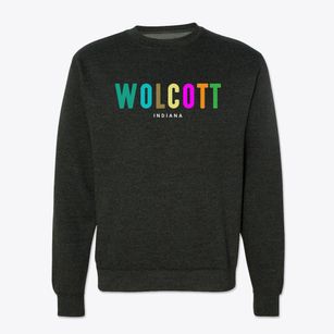 Wolcott Indiana Color Pop Crewneck Sweatshirt