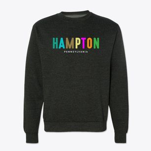 Hampton Pennsylvania Color Pop Crewneck Sweatshirt