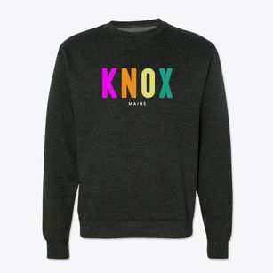 Knox Maine Color Pop Crewneck Sweatshirt