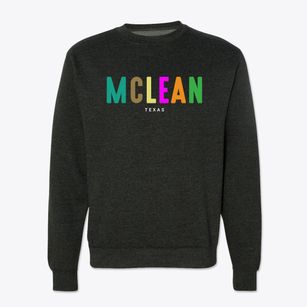 Mclean Texas Color Pop Crewneck Sweatshirt
