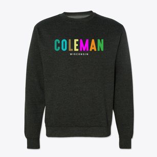 Coleman Wisconsin Color Pop Crewneck Sweatshirt