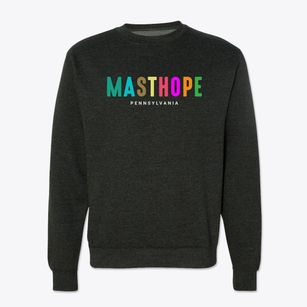 Masthope Pennsylvania Color Pop Crewneck Sweatshirt