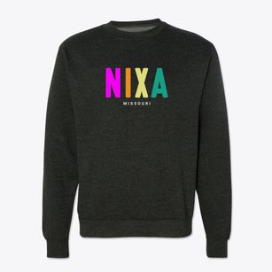 Nixa Missouri Color Pop Crewneck Sweatshirt
