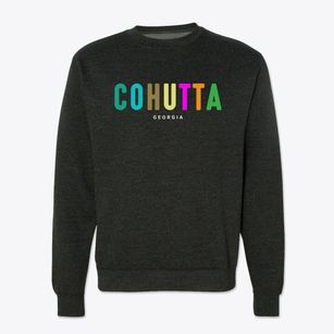 Cohutta Georgia Color Pop Crewneck Sweatshirt