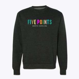 Five Points North Carolina Color Pop Crewneck Sweatshirt