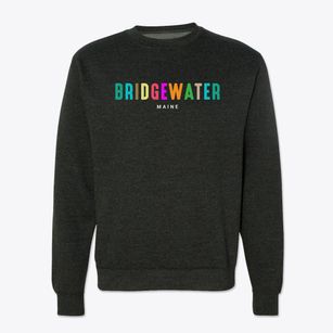 Bridgewater Maine Color Pop Crewneck Sweatshirt