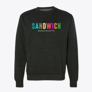 Sandwich Massachusetts Color Pop Crewneck Sweatshirt