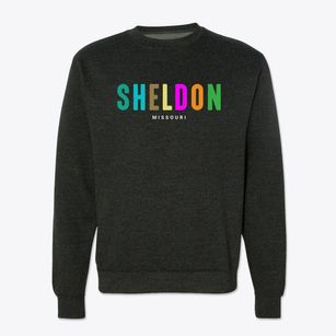 Sheldon Missouri Color Pop Crewneck Sweatshirt