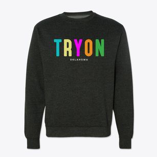 Tryon Oklahoma Color Pop Crewneck Sweatshirt