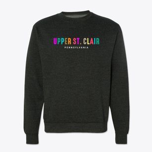 Upper St. Clair Pennsylvania Color Pop Crewneck Sweatshirt