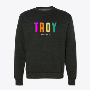 Troy Alabama Color Pop Crewneck Sweatshirt