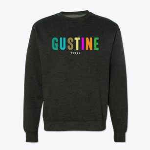 Gustine Texas Color Pop Crewneck Sweatshirt