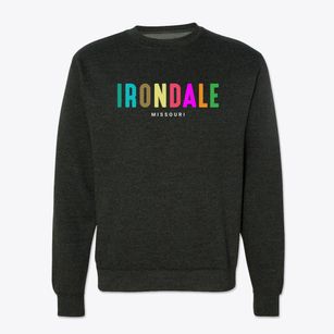 Irondale Missouri Color Pop Crewneck Sweatshirt