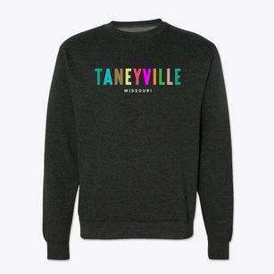 Taneyville Missouri Color Pop Crewneck Sweatshirt