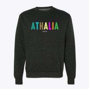Athalia Ohio Color Pop Crewneck Sweatshirt
